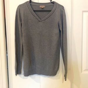 Super soft grey V neck sweater ☺️☺️